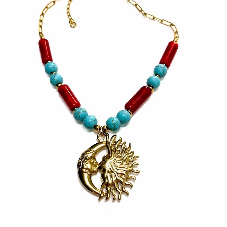 Soleil & Lune Necklace — alternate view